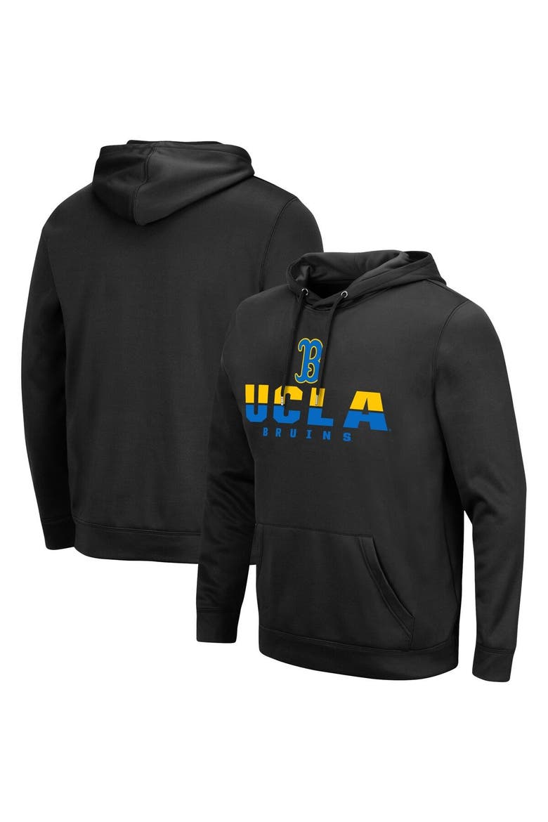 Men's Colosseum Black UCLA Bruins Lantern Pullover Hoodie, Main, color, Black