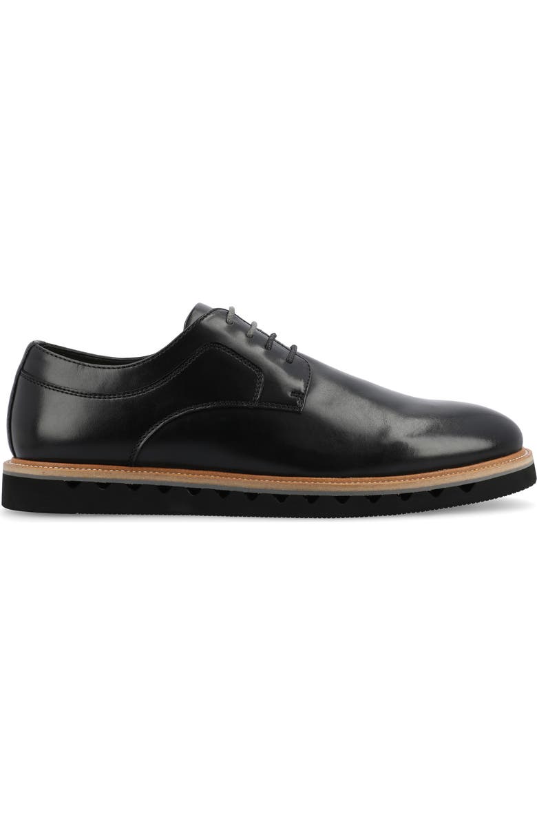 VANCE CO William Tru Comfort Plain Toe Derby, Alternate, color, Black