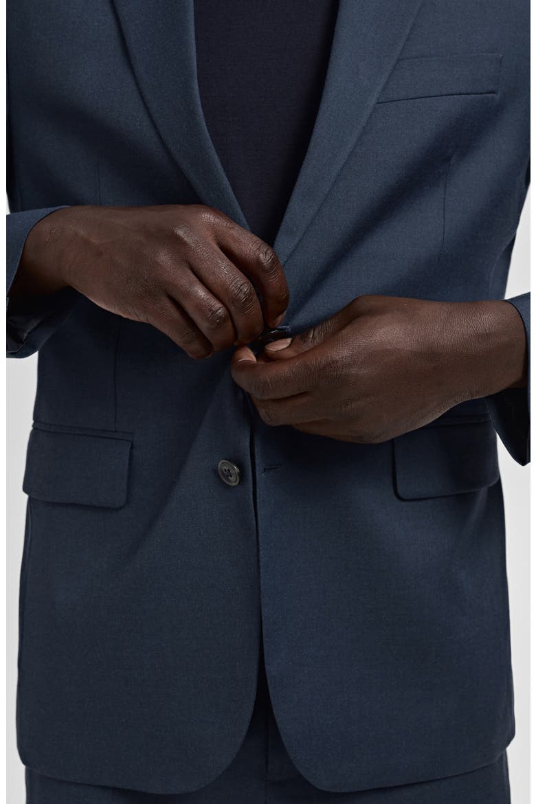 London Regular Fit Navy Blazer, Alternate, color, NAVY