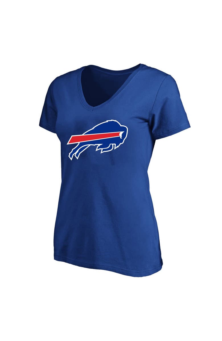 FANATICS Women's Fanatics Royal Buffalo Bills Plus Size V-Neck T-Shirt, Main, color, 