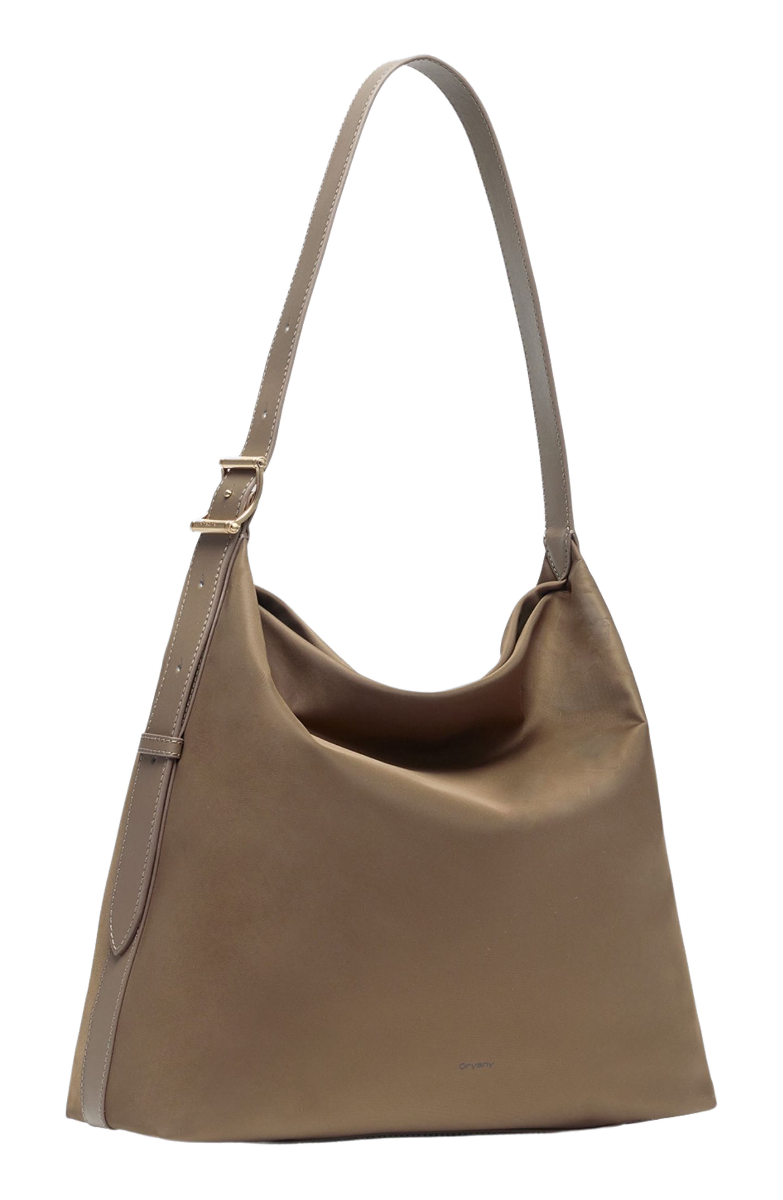 Oryany Sophia Nylon Shoulder Bag, Alternate, color, Dark Beige