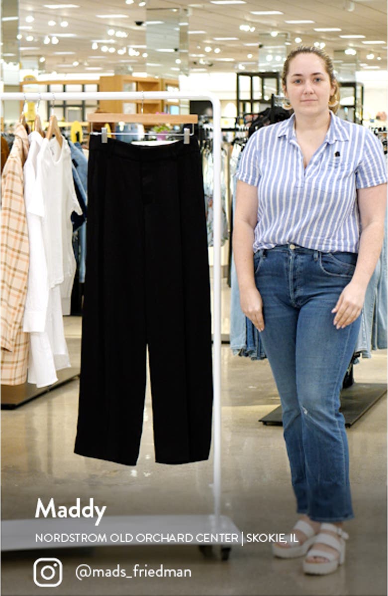 Tailored Wide Leg Trousers, sales video thumbnail