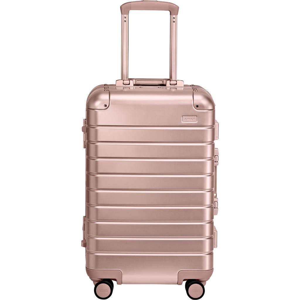 Away The Bigger Carry-On Suitcase: Aluminum Edition in Rose Gold  product