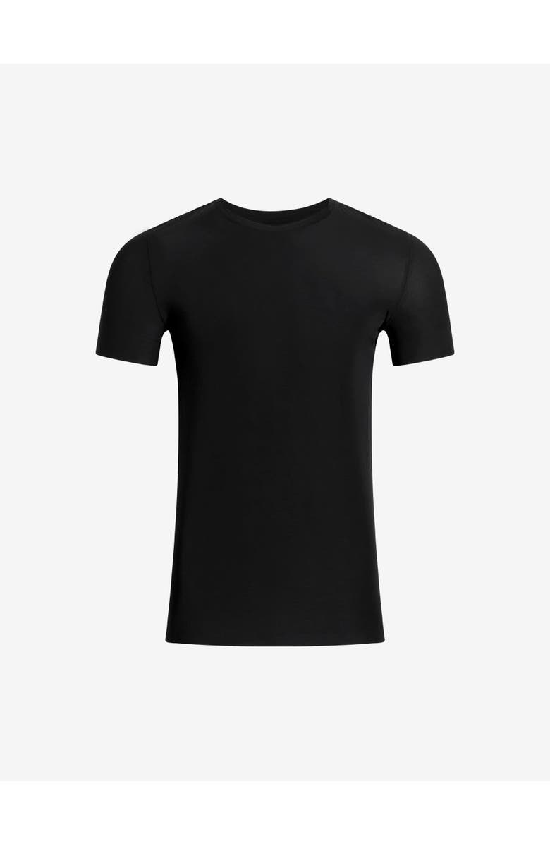 Commando Classic Crewneck Undershirt, Main, color, Black