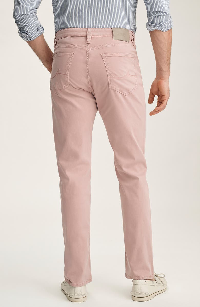 34 Heritage Charisma Relaxed Straight Leg Twill Pants, Alternate, color, Pink Twill