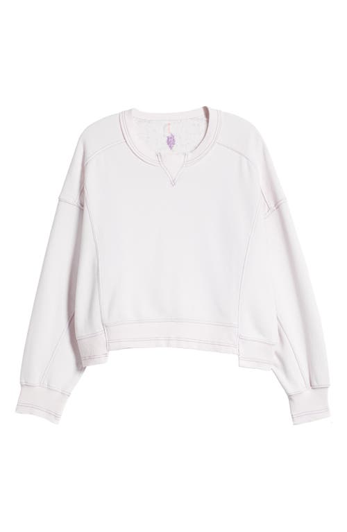 FP MOVEMENT BY FREE PEOPLE FP MOVEMENT BY FREE PEOPLE FP MOVEMENT INTERCEPT COTTON BLEND SWEATSHIRT 