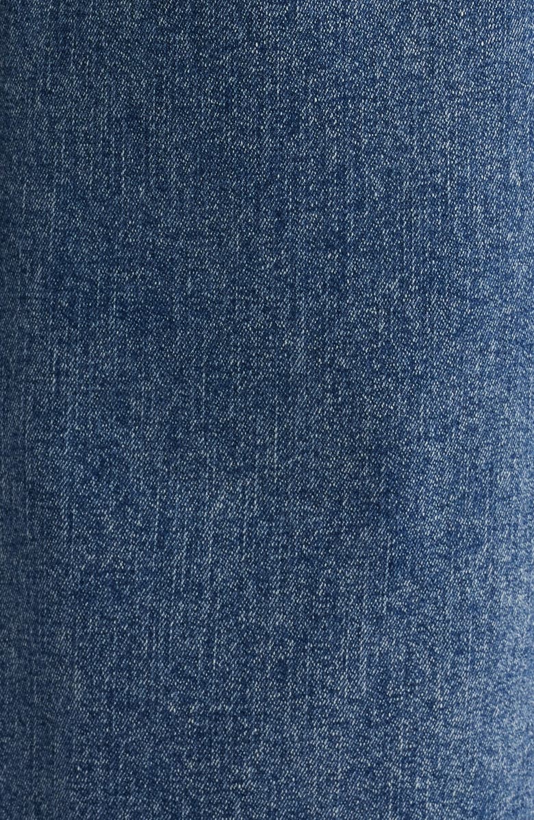 Wit & Wisdom Sam High Waist Reversed Released Hem Wide Leg Jeans, Alternate, color, Mid Blue Artisanal