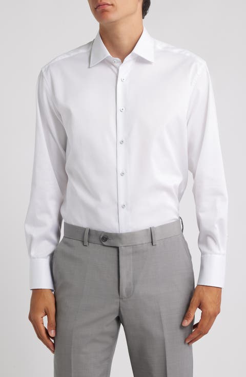 Luxury Modern Fit Non-Iron Dress Shirt