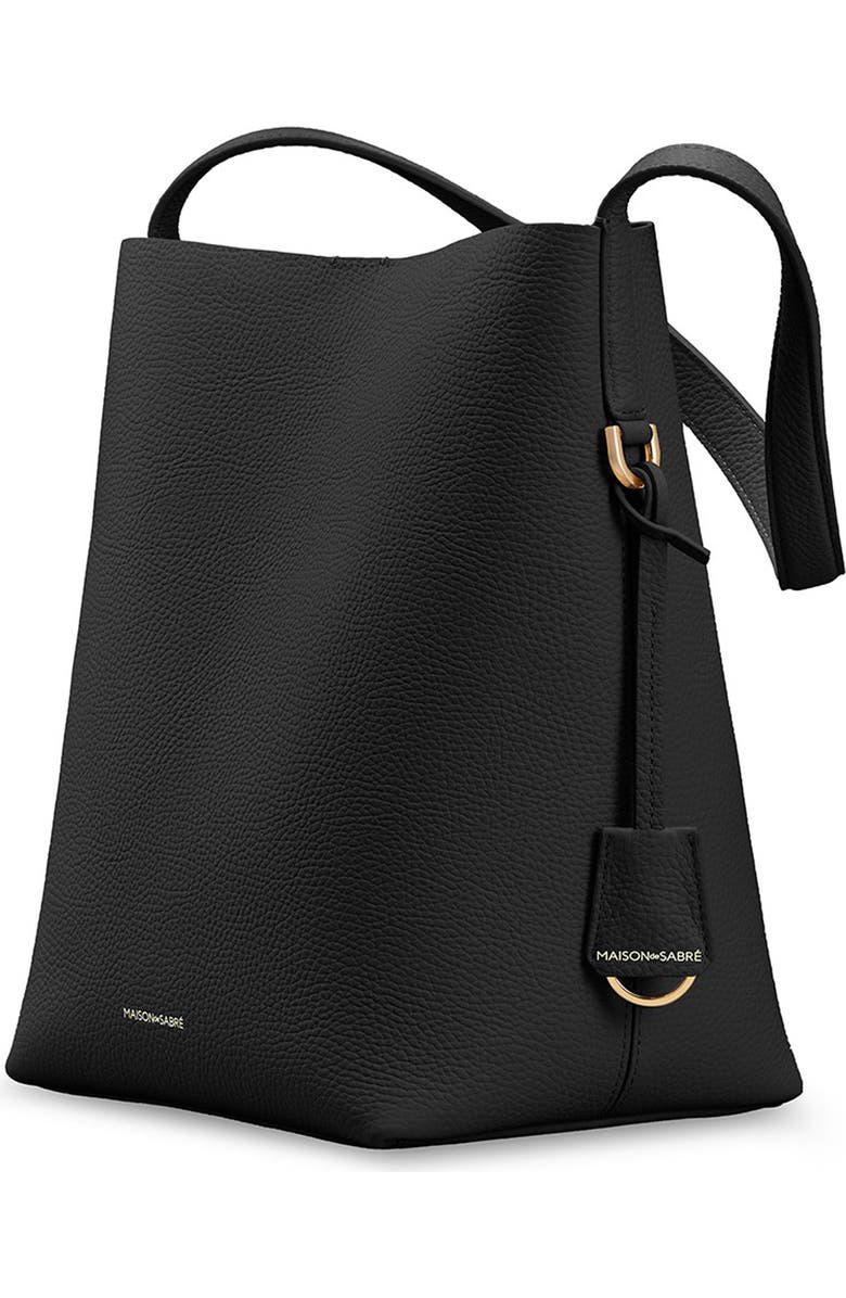 MAISON de SABRÉ The Bucket Soft Tote, Alternate, color, Rouge Noir