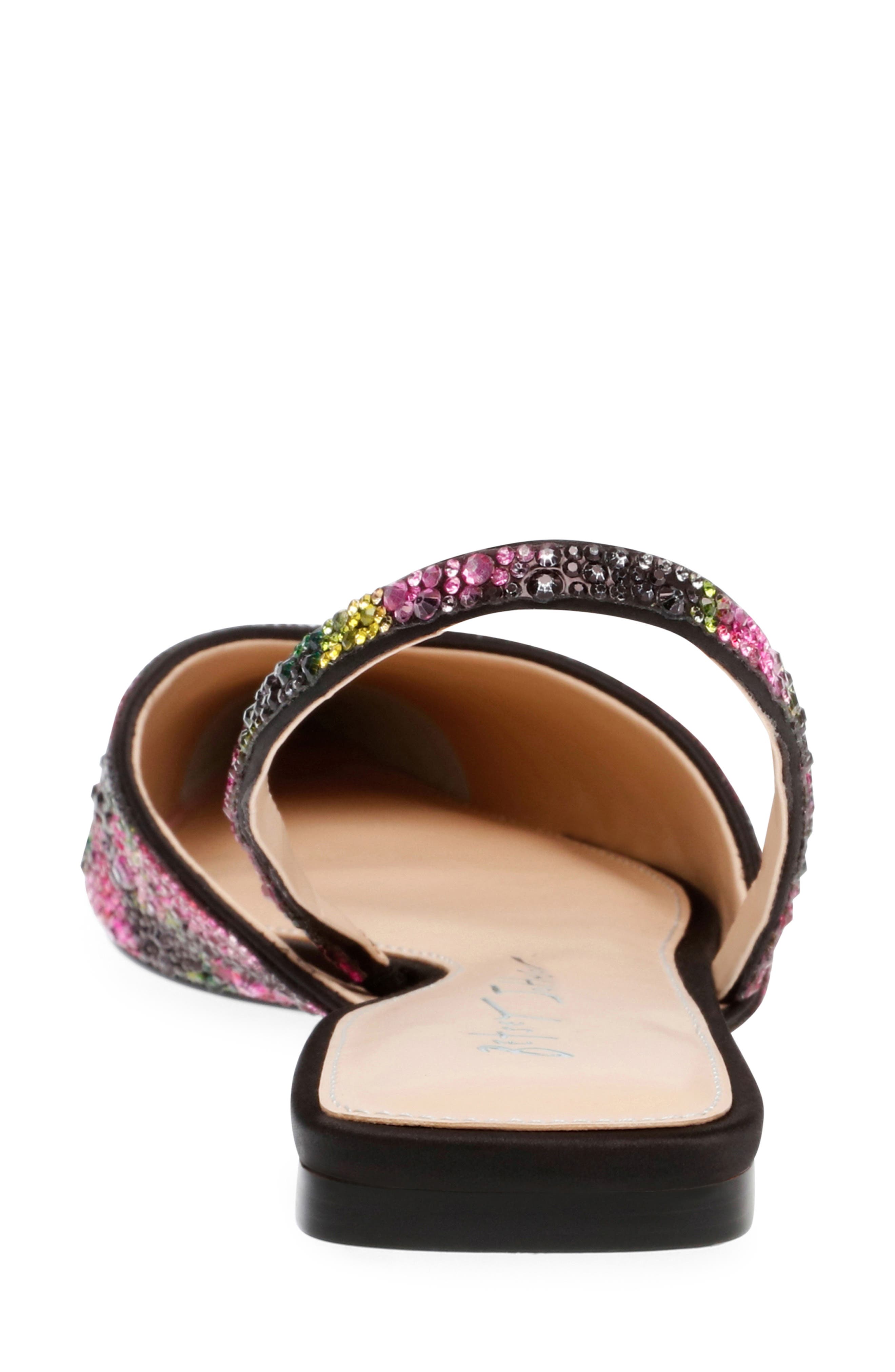 Betsey Johnson Vance Pointed Toe Slingback Flat, Alternate, color, 