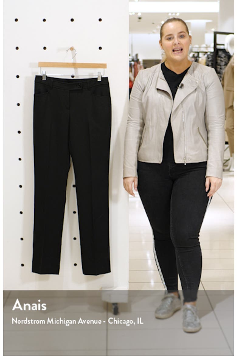 Mini Flare Leg Black Pants video