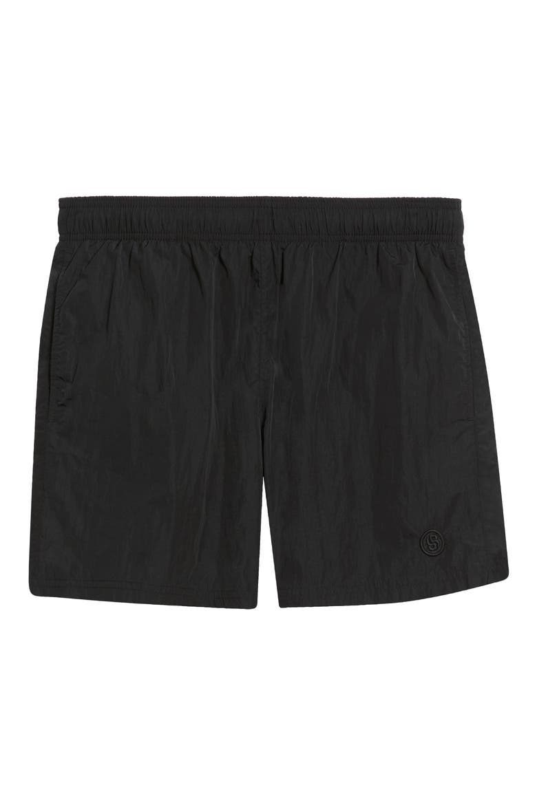 Jet Swim Trunks, Main, color, BLACK