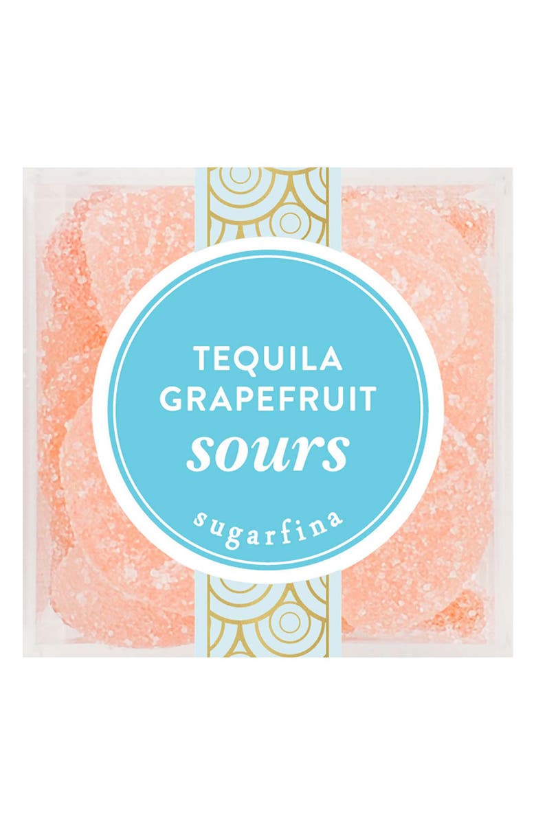 sugarfina Tequila Grapefruit Sours Candy Cube, Alternate, color, Pink