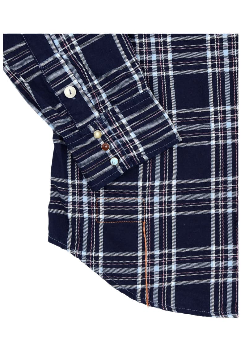 Smith Texan Shirt, Alternate, color, DARK BLUE CHECK