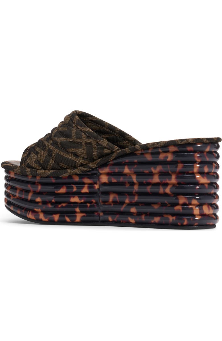 Fendi Promenade Platform Slide Sandal, Alternate, color,