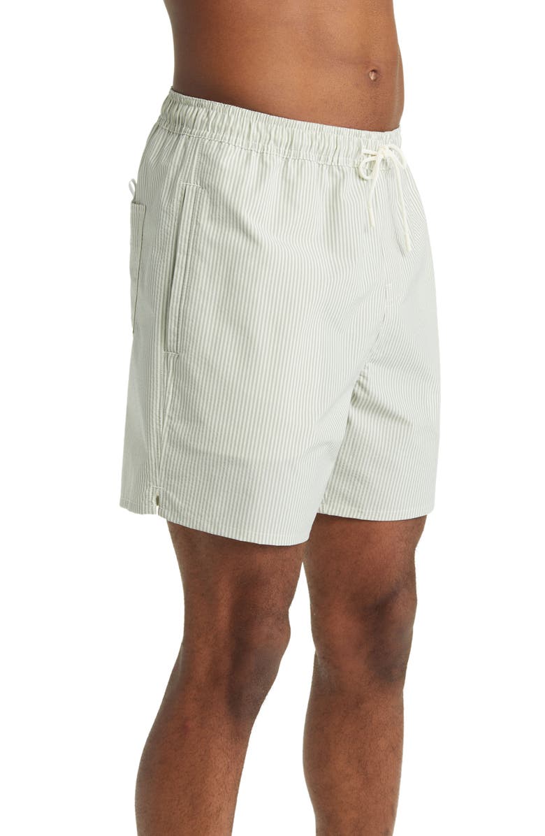Saturdays NYC Timothy Seersucker Swim Shorts, Alternate, color, 