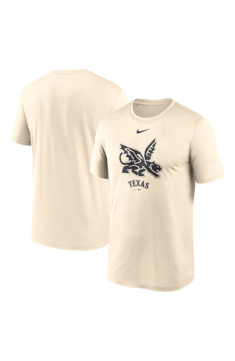 Nike Men's Nike Cream Texas Rangers 2023 City Connect Peagle Logo T-Shirt, Alternate, color, 