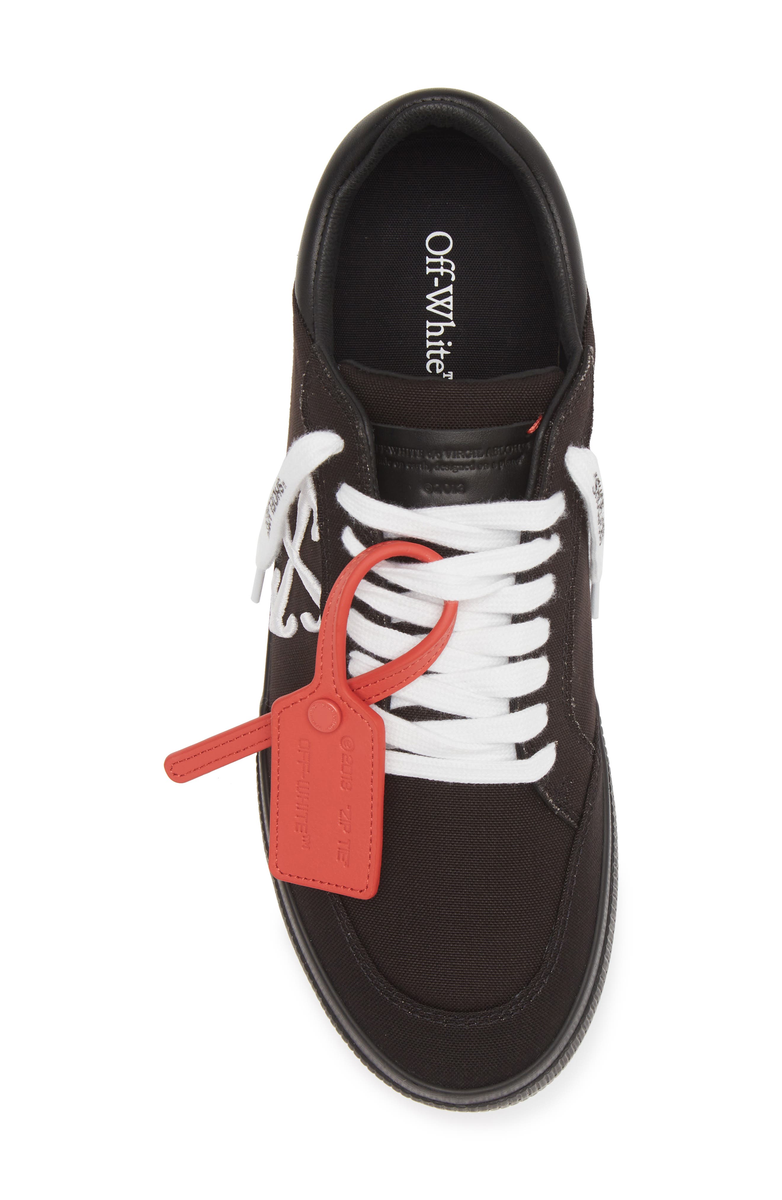 Off-White Arrow Canvas Low Top Sneaker, Alternate, color, 