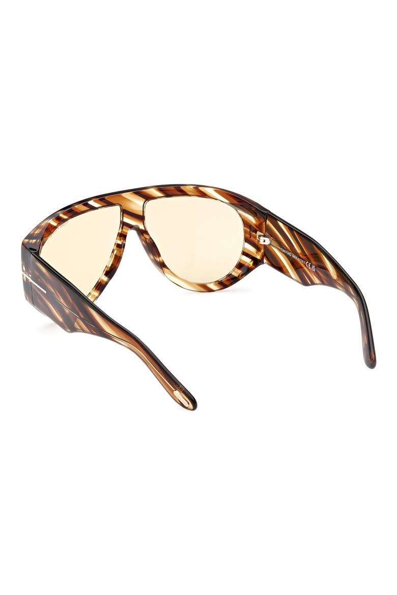 Bronson 60mm Aviator Sunglasses, Alternate, color, HAVANA/ OTHER / BROWN
