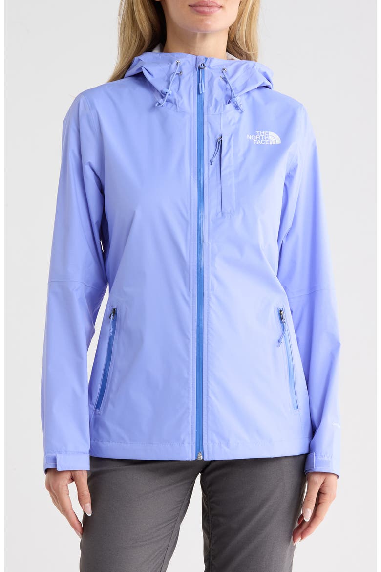Alta Vista Hooded Water Repellent Jacket, Main, color, PERIWINKLE GLOW