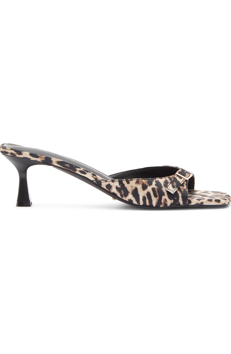 Billini Tilden Heel Sandal, Alternate, color, Leopard Satin