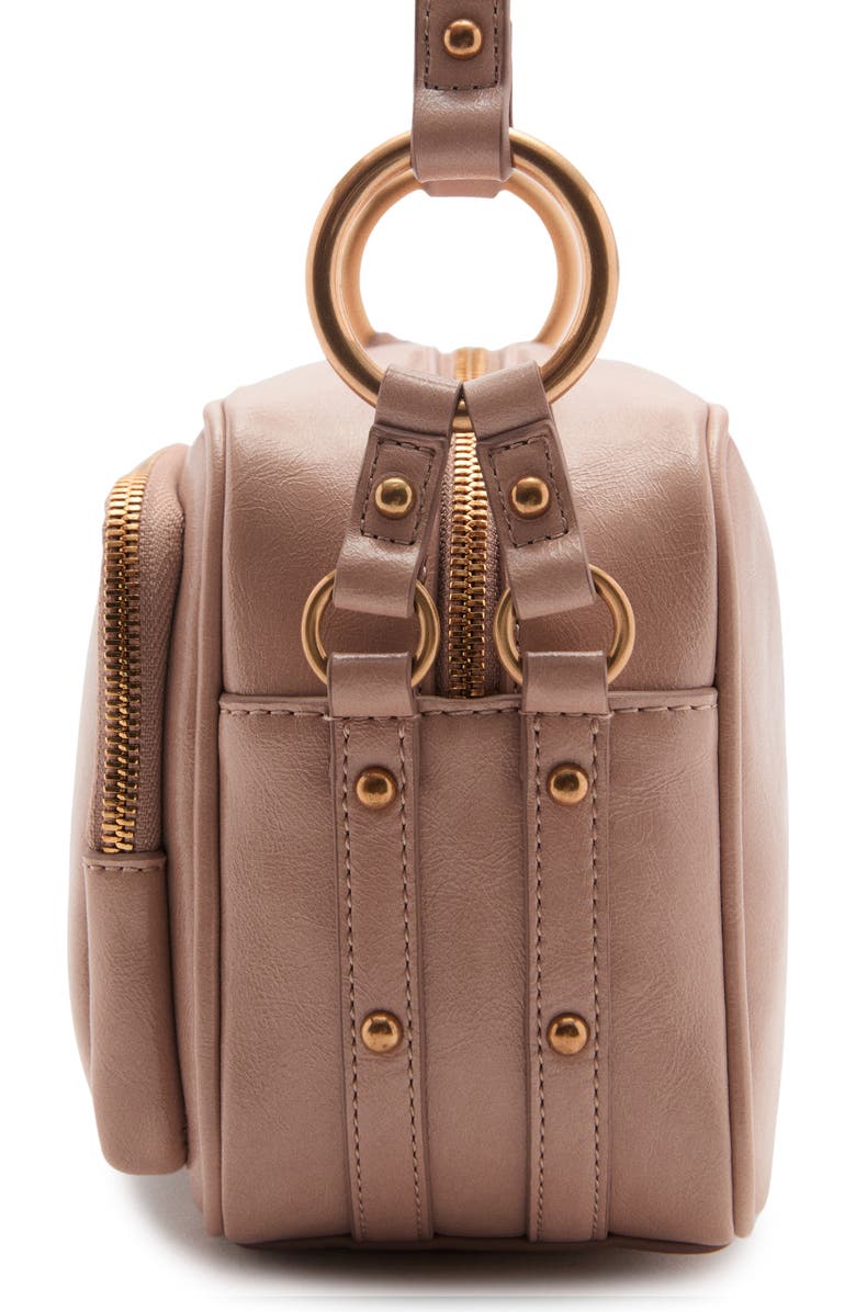 MANGO Square Faux Leather Crossbody Bag, Alternate, color,