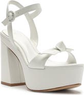 Alexandre Birman Clarita Flare Platform Bridal Sandal