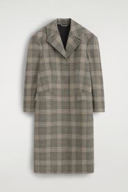 COS Checked Tailored Long Coat