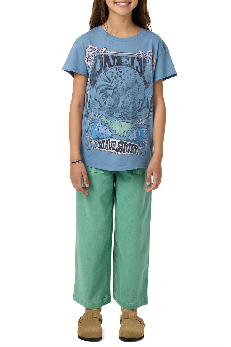 Kids' Wave Rider Cotton Oversize Graphic T-Shirt, Alternate, color, CAPTAINS BLUE