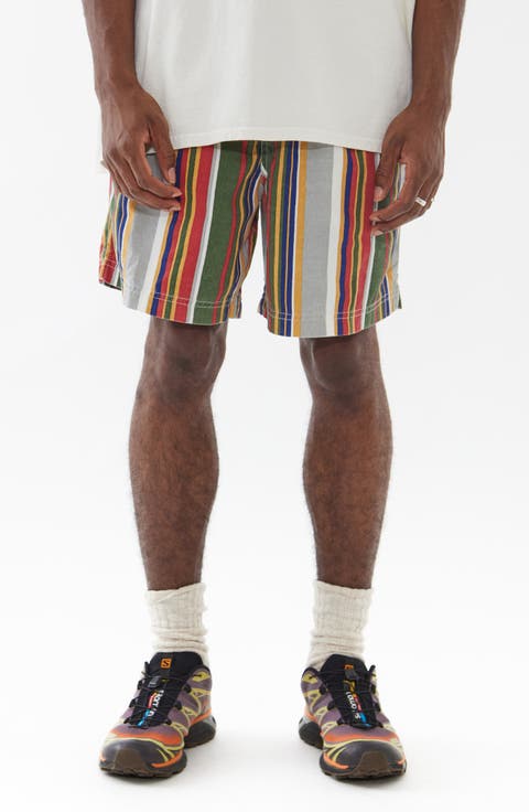 Stripe Twill Shorts