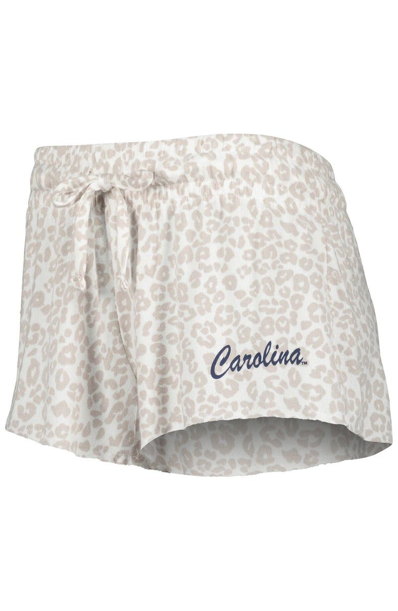 CONCEPTS SPORT Women's Concepts Sport Cream North Carolina Tar Heels Montana T-Shirt & Shorts Sleep Set, Alternate, color, Cream