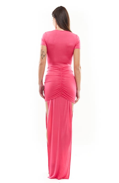 Mother Of All Viola T Shirt Dress In Pink