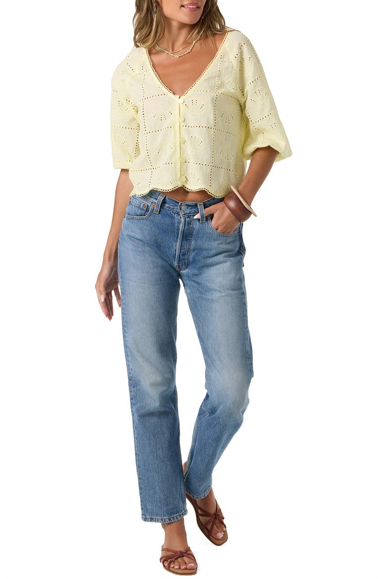 Flora Top, Alternate, color, CITRON