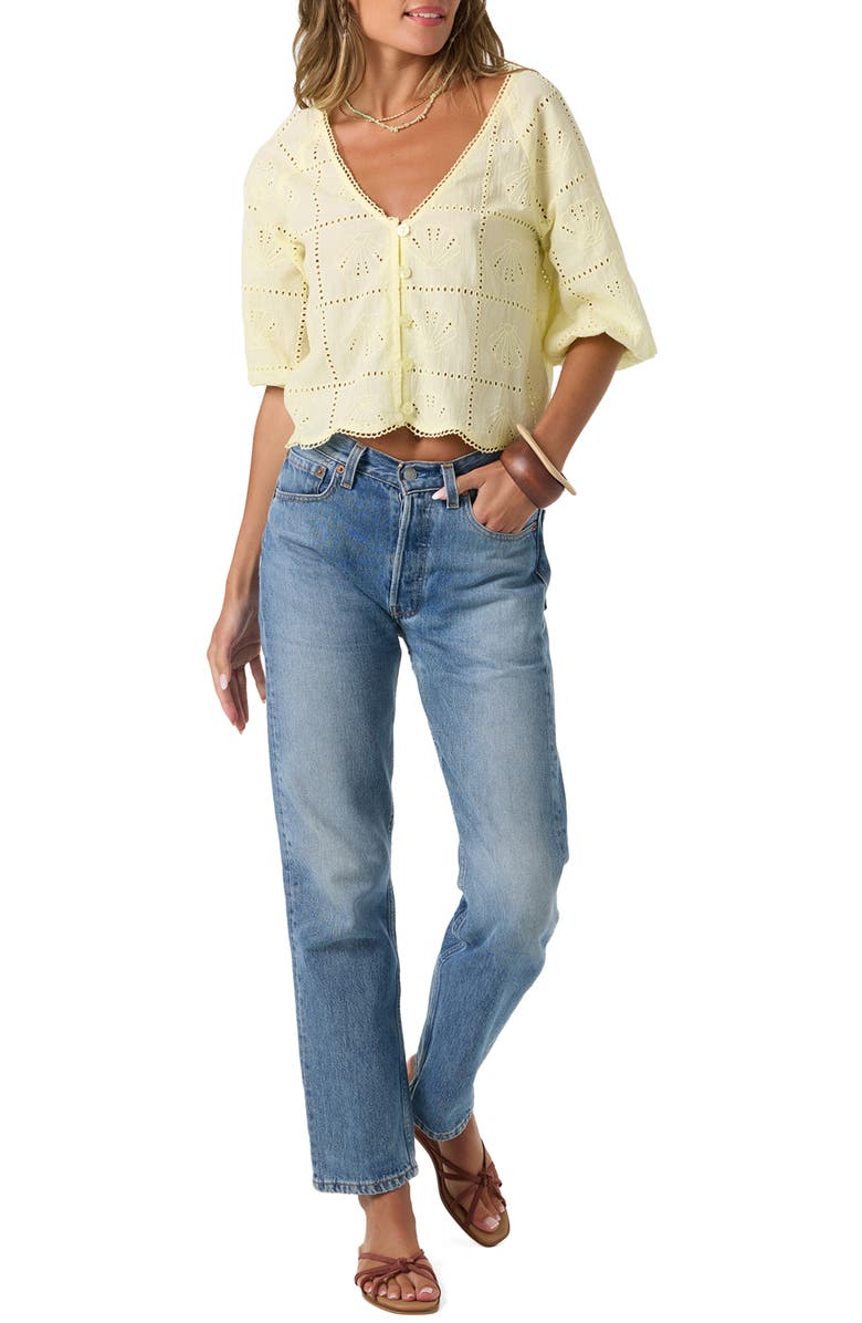 O'Neill Flora Top, Alternate, color, Citron