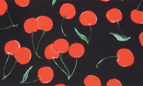GOOD AMERICAN GOOD AMERICAN GOOD WAIST CHERRY PRINT CHEEKY BIKINI BOTTOMS