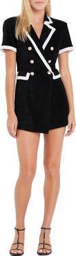 English Factory Terry Cloth Blazer Romper
