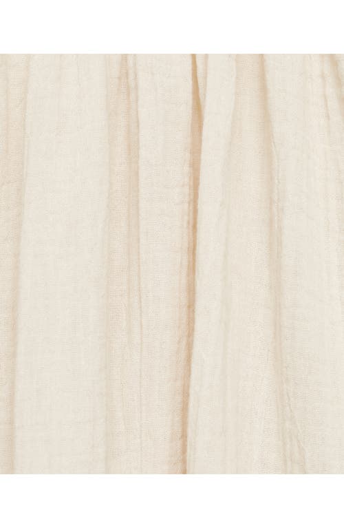 Mango Cotton Nightgown In White
