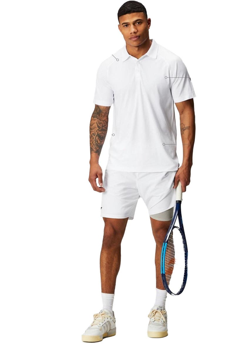 Men's The Training Day Polo, Alternate, color, Classic White