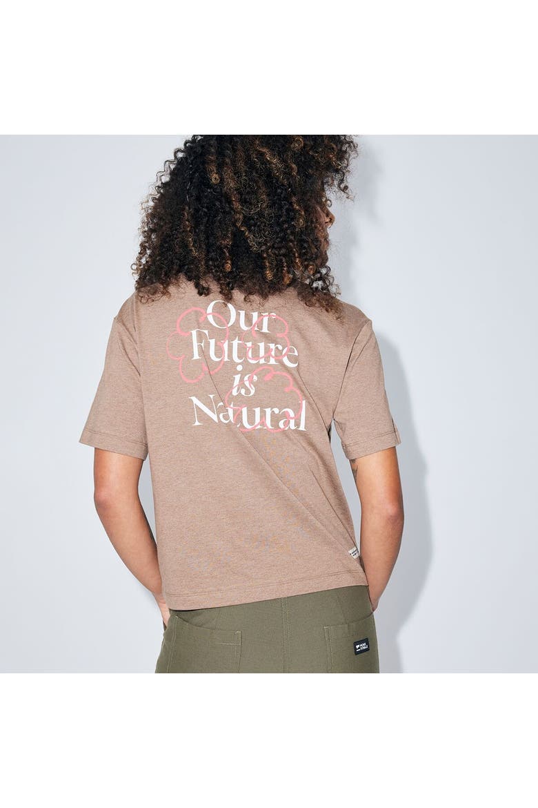 Yonder Merino Organic Cotton T-Shirt - Women's, Alternate, color, Mocha