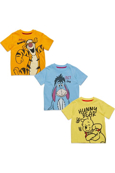 Winnie the Pooh 3-Pack Short Sleeve T-Shirts