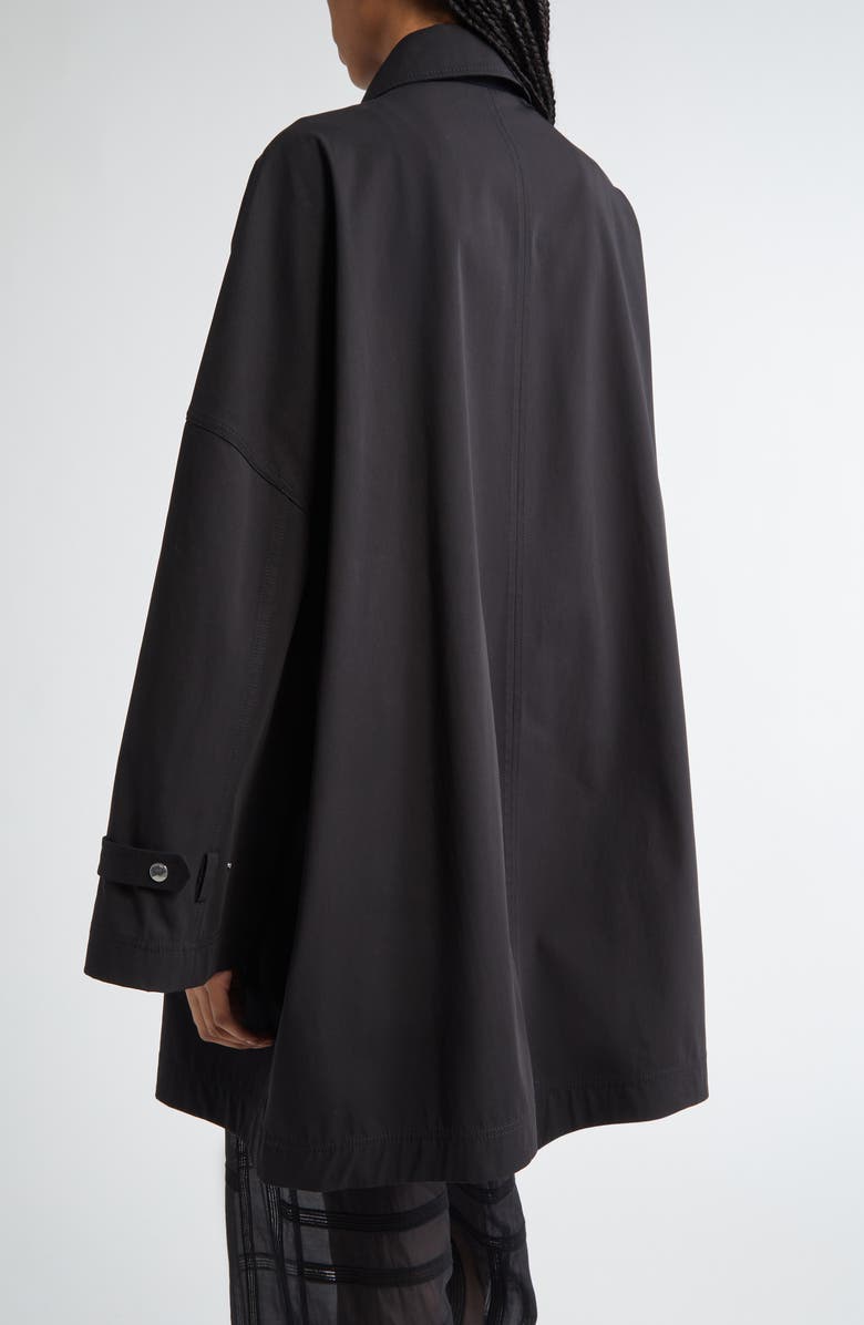 TOTEME Oversize Trench Jacket, Alternate, color, Black
