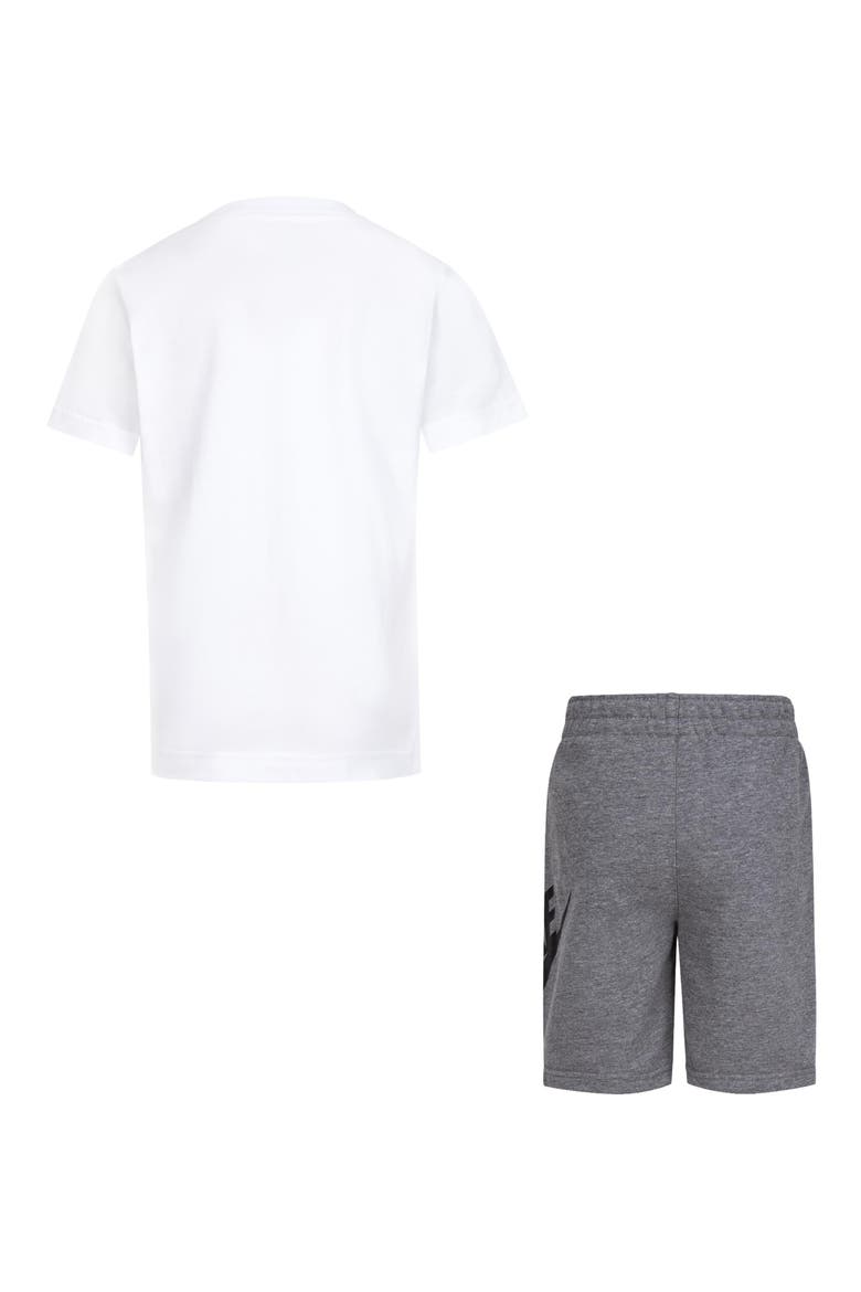 Kids' Crew Tee & Knit Shorts Set, Alternate, color, CARBON HEATHER