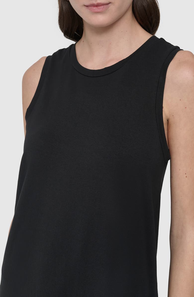 DKNY Ruffle Sleeveless Dress, Alternate, color, 