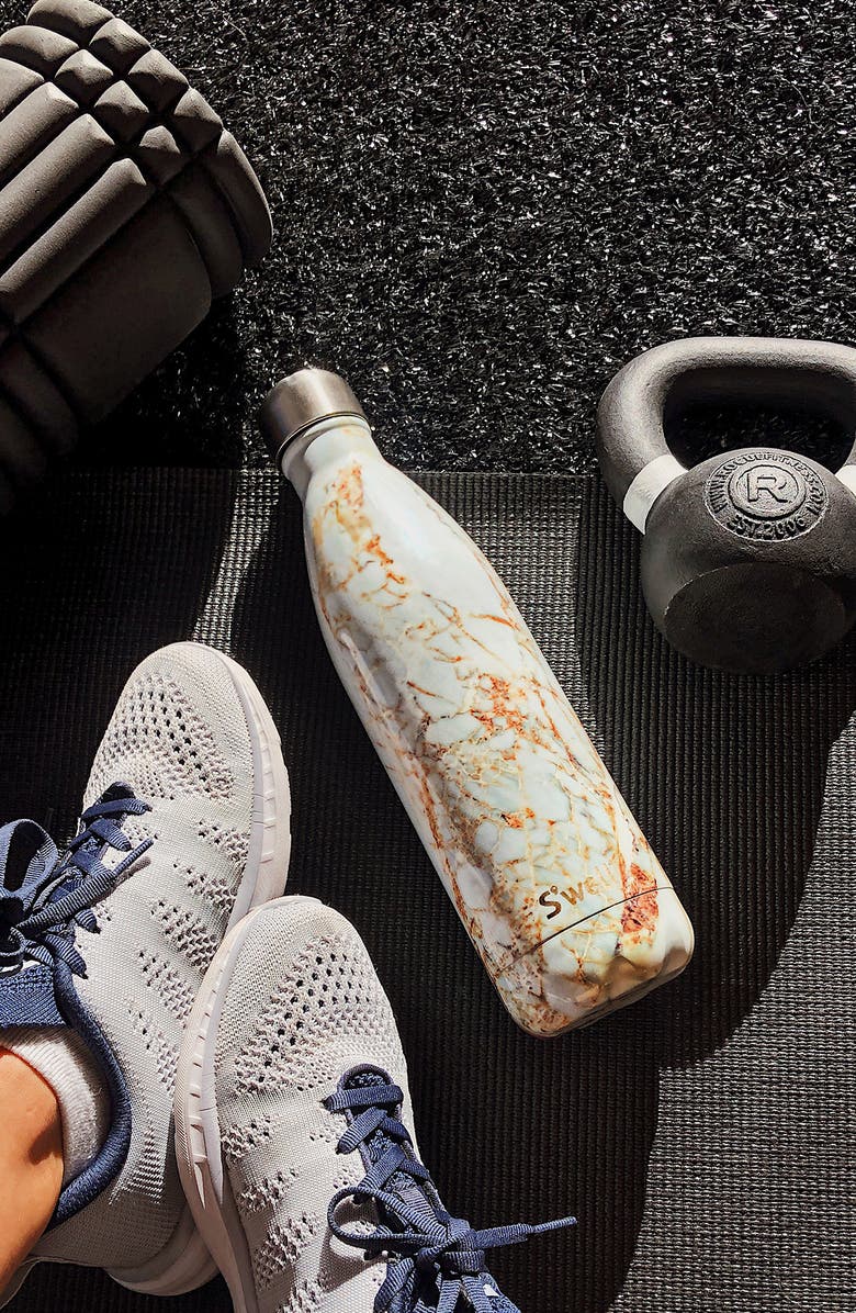 S'well Elements Collection Calacatta Gold 17-Ounce Insulated Stainless Steel Water Bottle, Alternate, color,