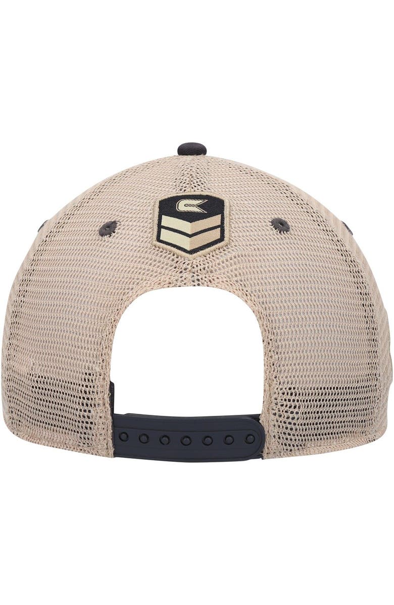 COLOSSEUM Men's Colosseum Charcoal Boise State Broncos OHT Military Appreciation United Trucker Snapback Hat, Alternate, color, 