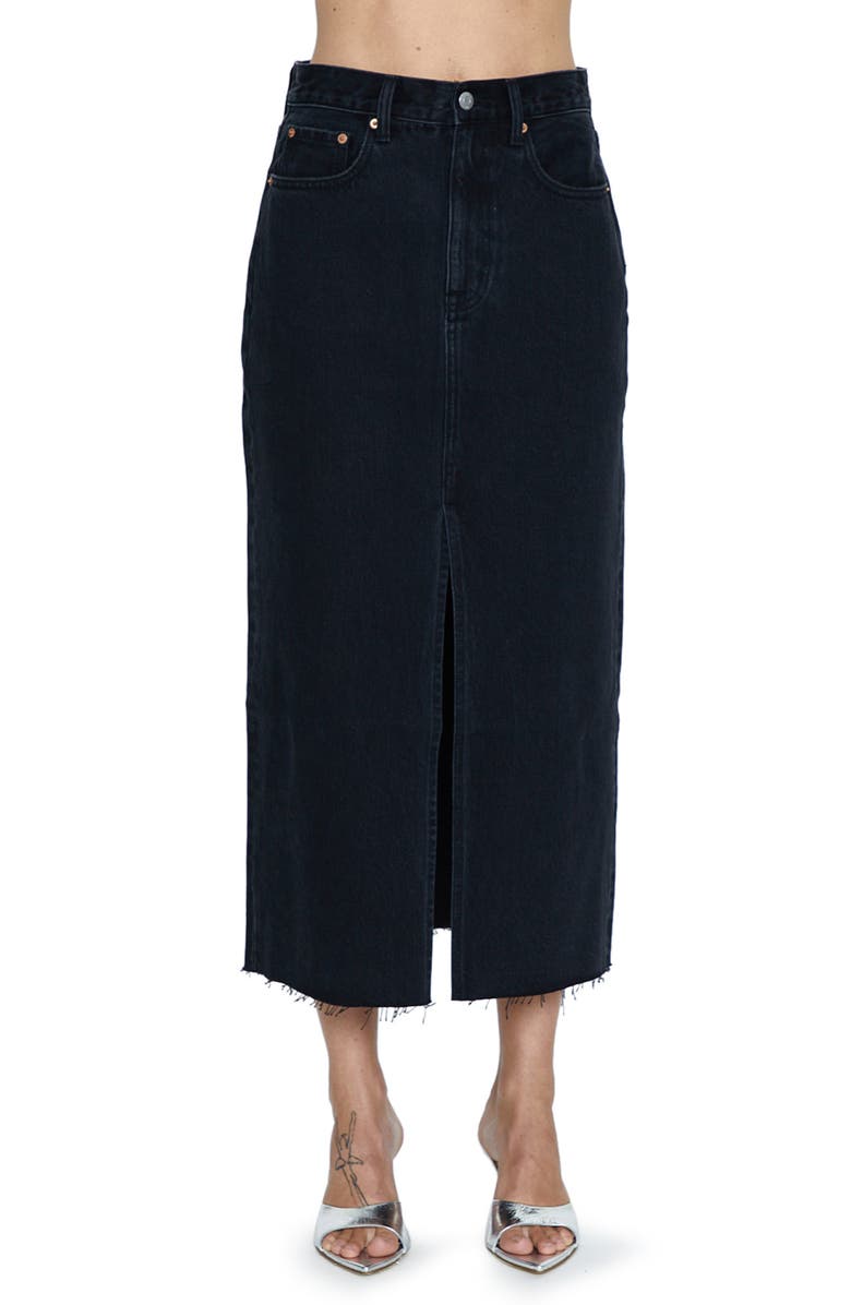 Pistola Alice Denim Midi Skirt, Main, color,