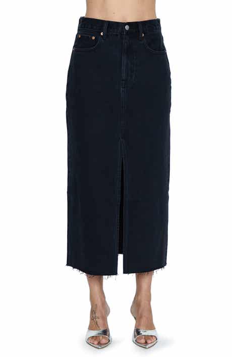Pistola Alice Denim Midi Skirt