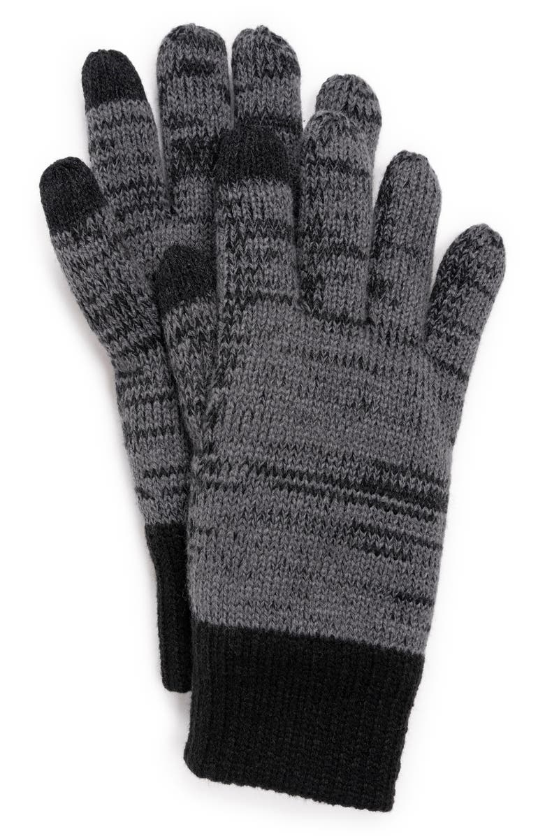 MUK LUKS Heat Retainer Gloves, Main, color, 