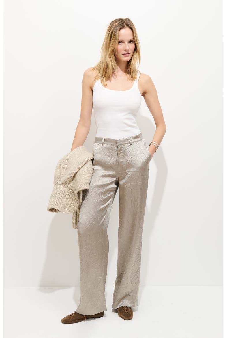 Claire High Waist Wide Leg Pants, Alternate, color, PALOMA