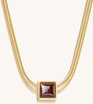 Karma and Luck Love & Cherish - Ruby Evil Eye July Birthstone Necklace